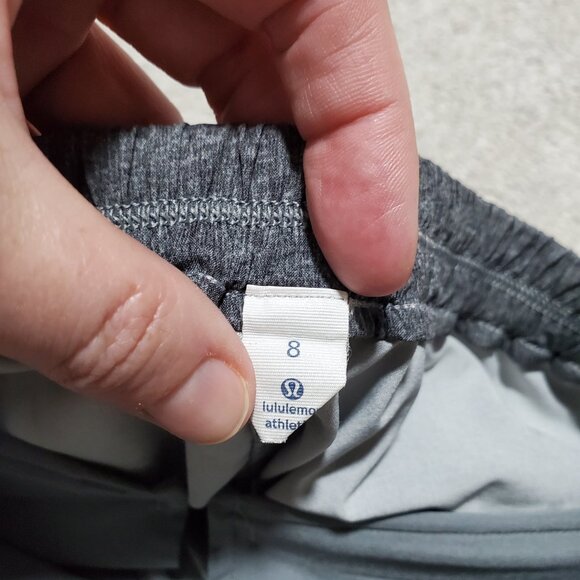 LULULEMON &go Endeavor Shorts 2" Swift Ultra Pleated Heathered Grey Women's 8 - Picture 10 of 15